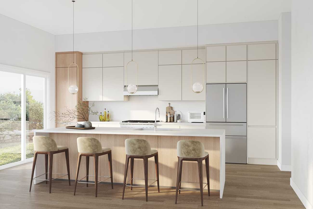 Create a Modern Dream Kitchen with Cream Kitchen Cabinets intro